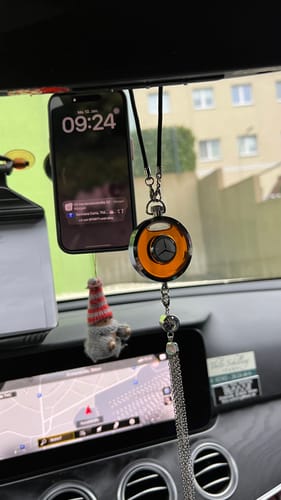 Customer photo review of Personalisierter Lufterfrischer fürs Auto