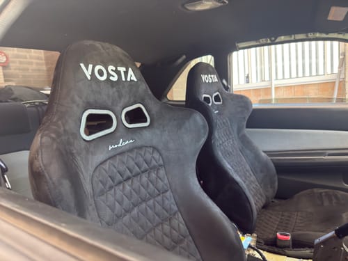 Customer photo review of VOSTA Modena Alcantara Recliner Seat - ADR Approved