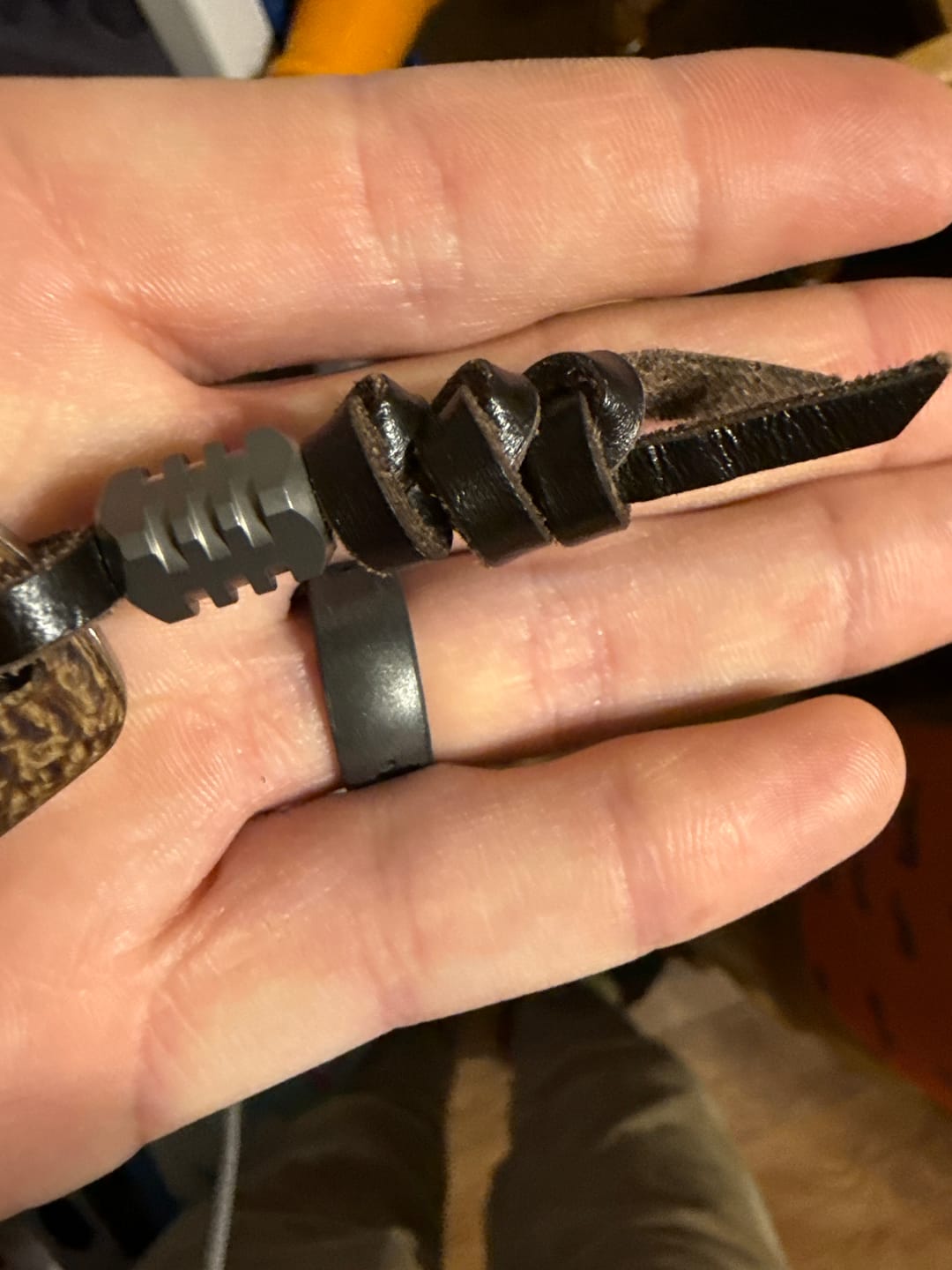 Customer photo review of Lone Star Knife Lanyard – Handmade Utility & Style