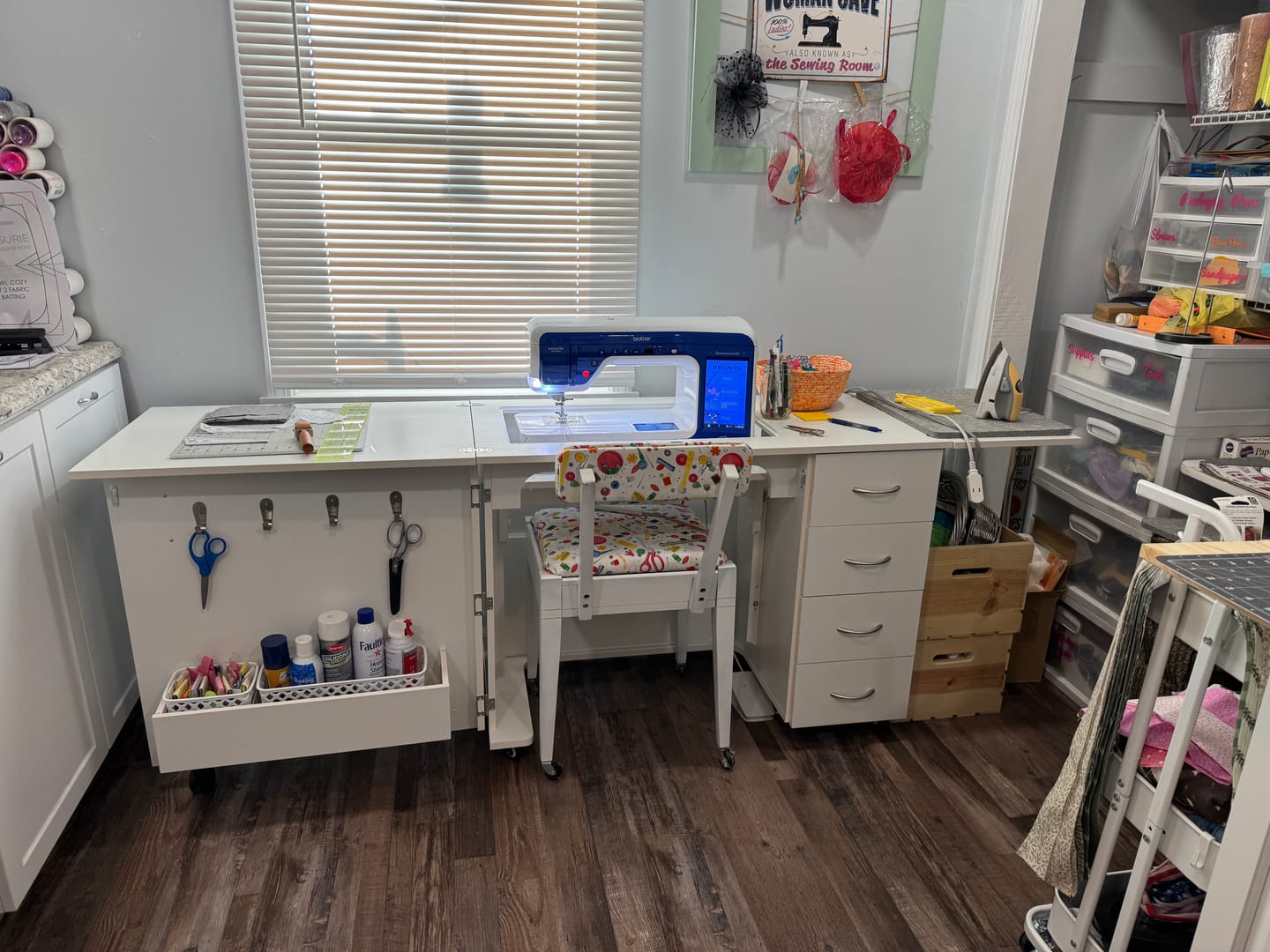 Customer photo review of Harriet Sewing Cabinet (2 Colors Available)