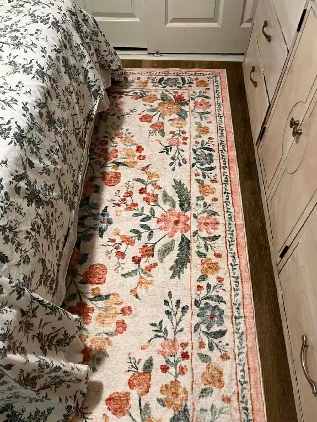 Customer photo review of Chloris Washable Area Rug - Beige