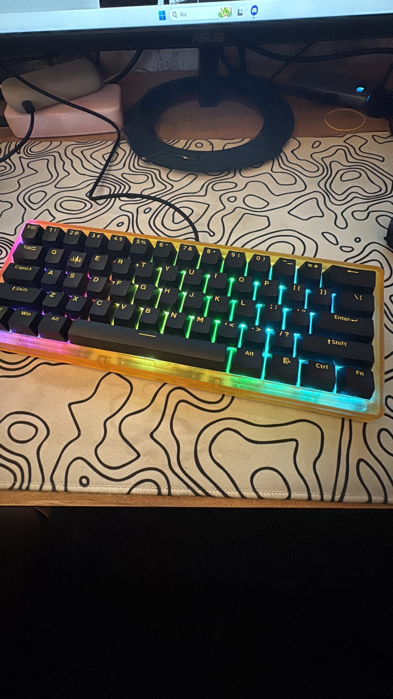 Customer photo review of Wraith W60 [BBL Edition] Klavye (Manyetik Switch / HE)
