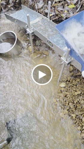 Customer video review of 6" Highbanker Hopper for Sluice Box | Gold Mining Equipment
