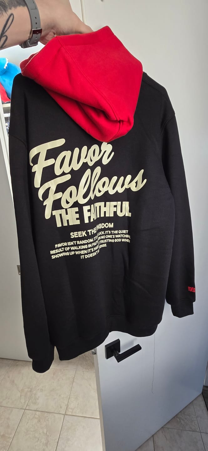 Customer photo review of Favor Follows The Faithful