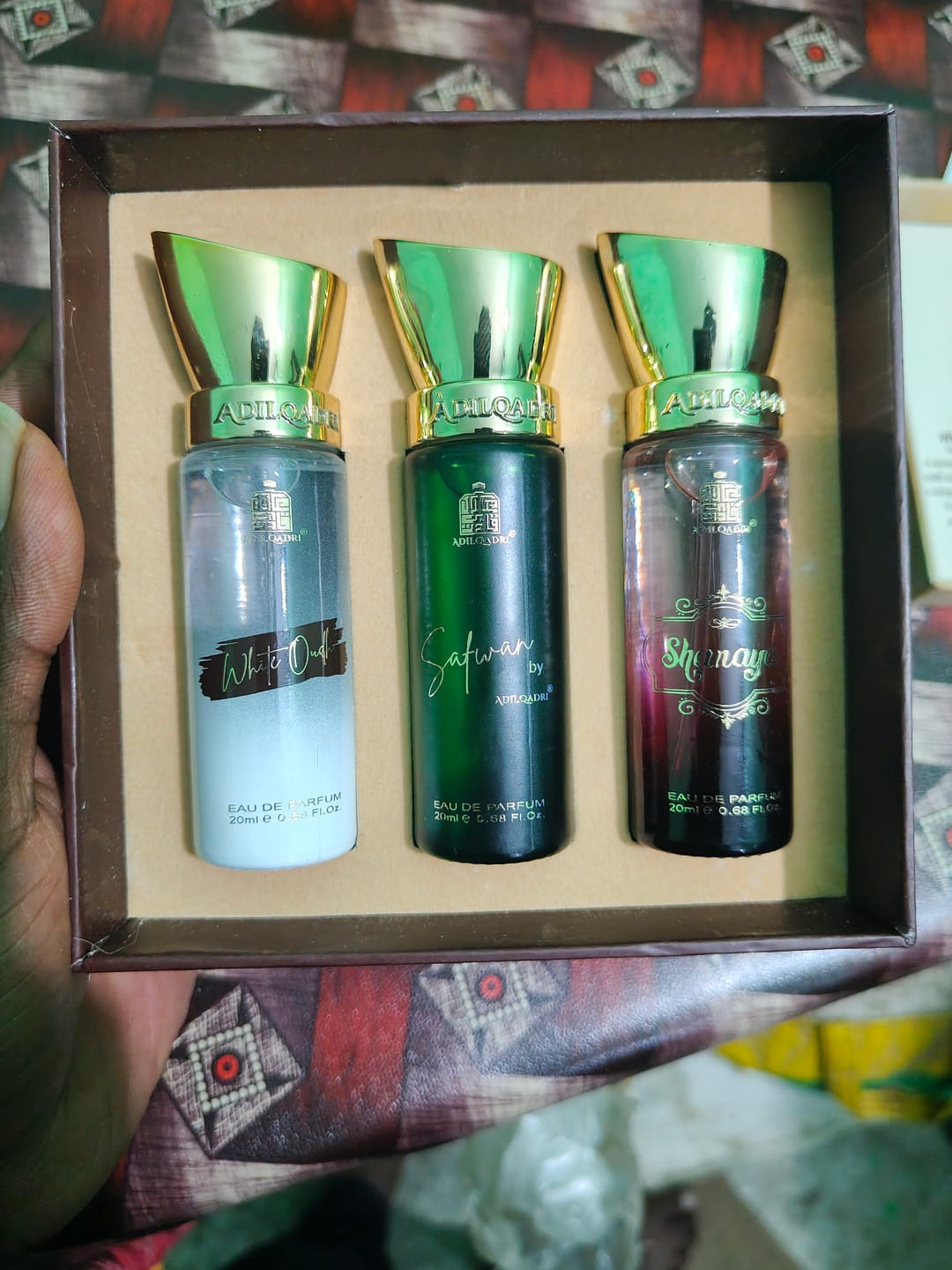 Customer photo review of Captivating Trio 3 Pcs Set Of Premium Perfume Spray