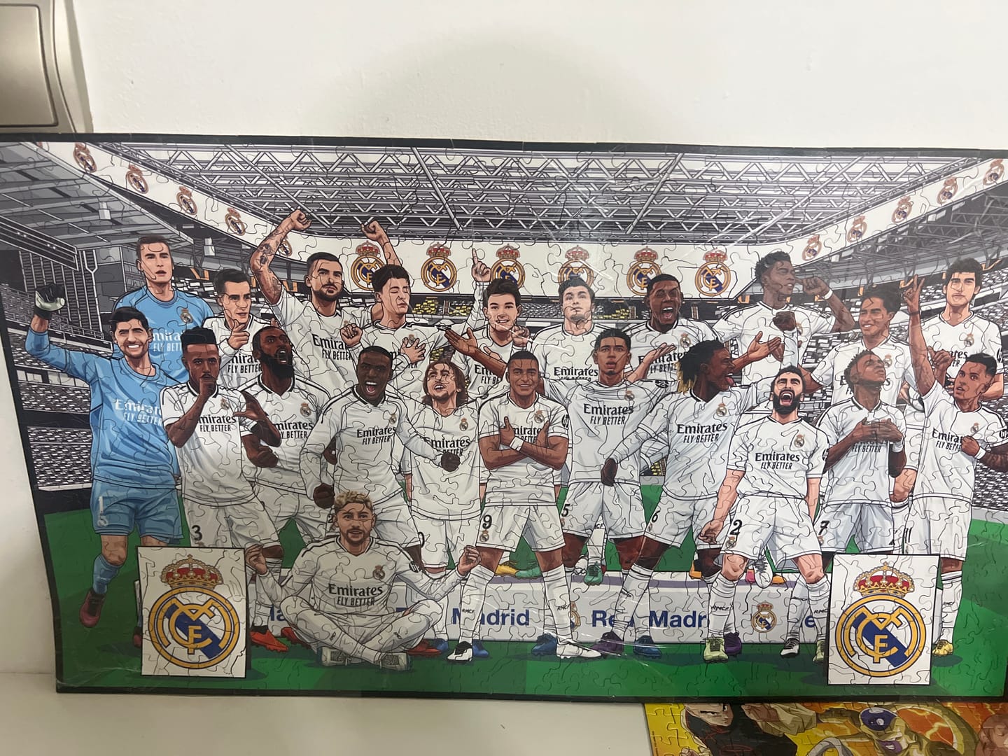 Customer photo review of Real Madrid CF® Equipo 25/26 - Puzzle de Madera