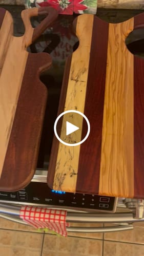 Customer video review of Offset Large Round Handle 2 Acrylic Router Template