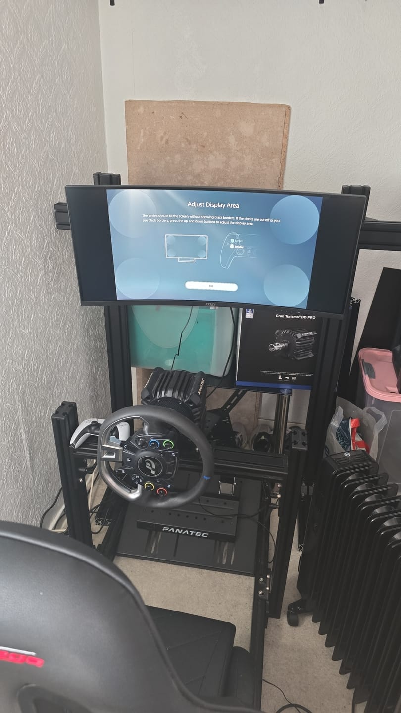 Customer photo review of Simulator Monitor Stand