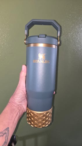 Customer photo review of Metallic Gold WAFFLE Tumbler Boot
