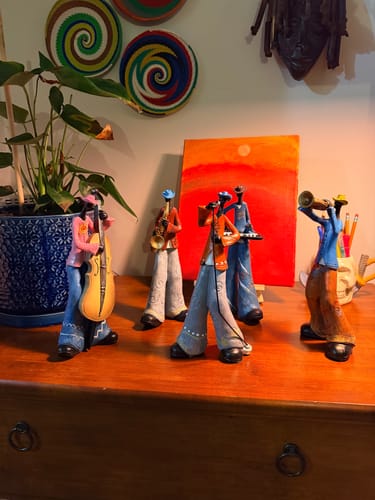 Customer photo review of Music Band Sculpture
