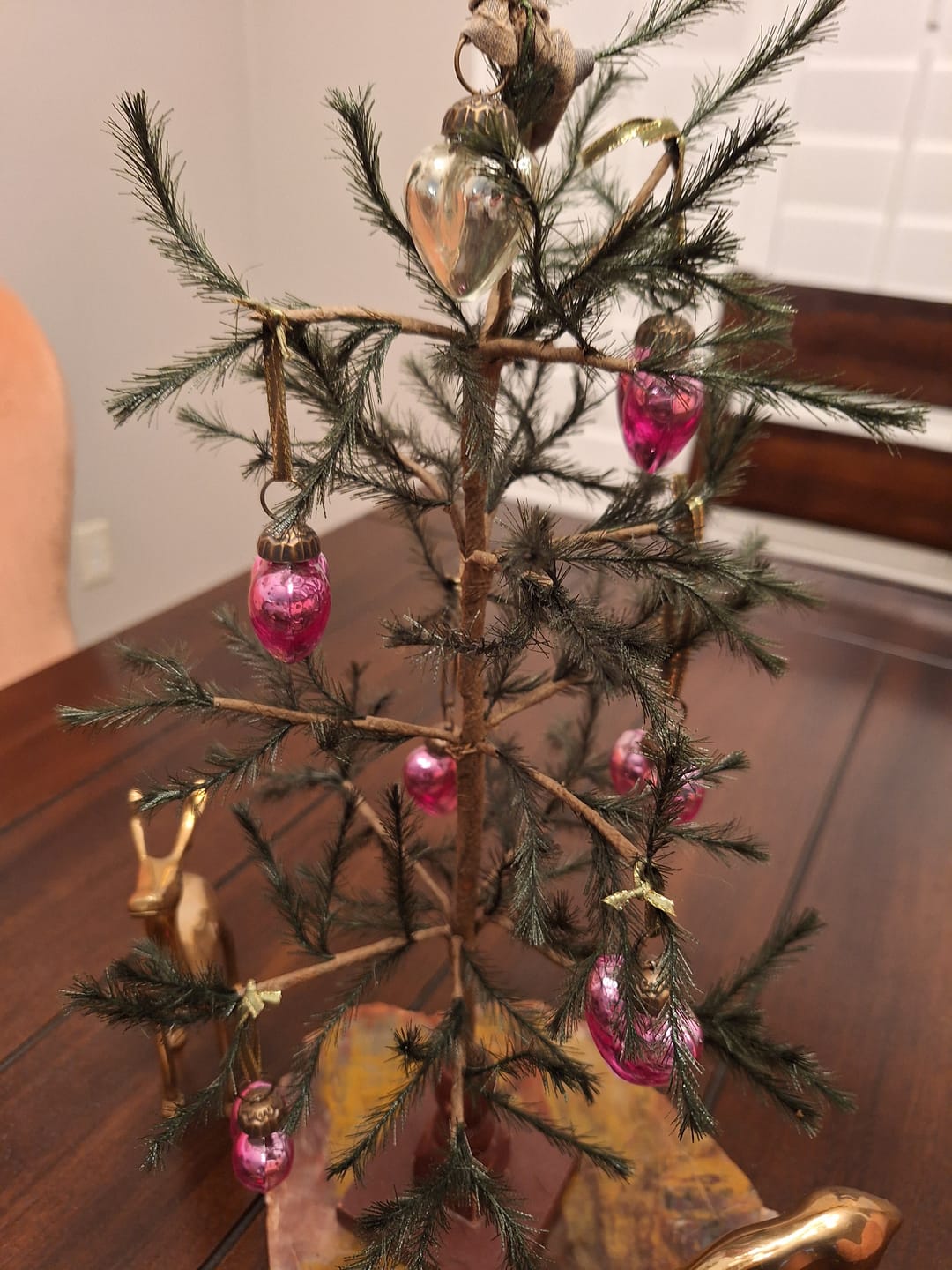 Customer photo review of 6 Pack | Mercury Glass Mini Ornaments (Assorted Designs, 1 to 1.5-inch, Silver) - Great Gift Idea, Vintage-Style Decorations for Christmas