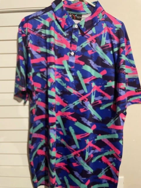 Customer photo review of 8-Track Golf Polo