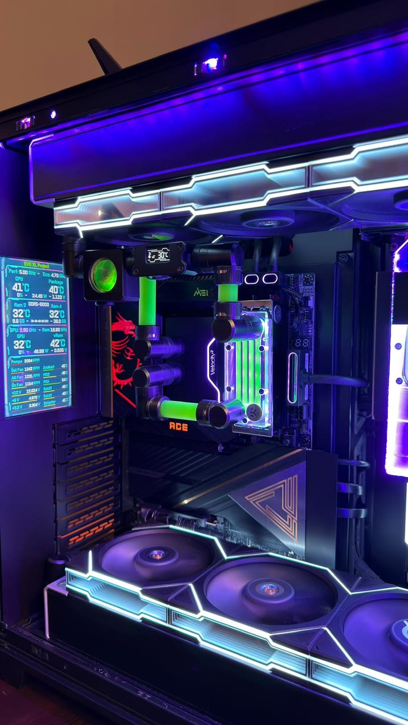Customer photo review of AsiaHorse Hydrus ARGB PSU Uzatma Kablosu