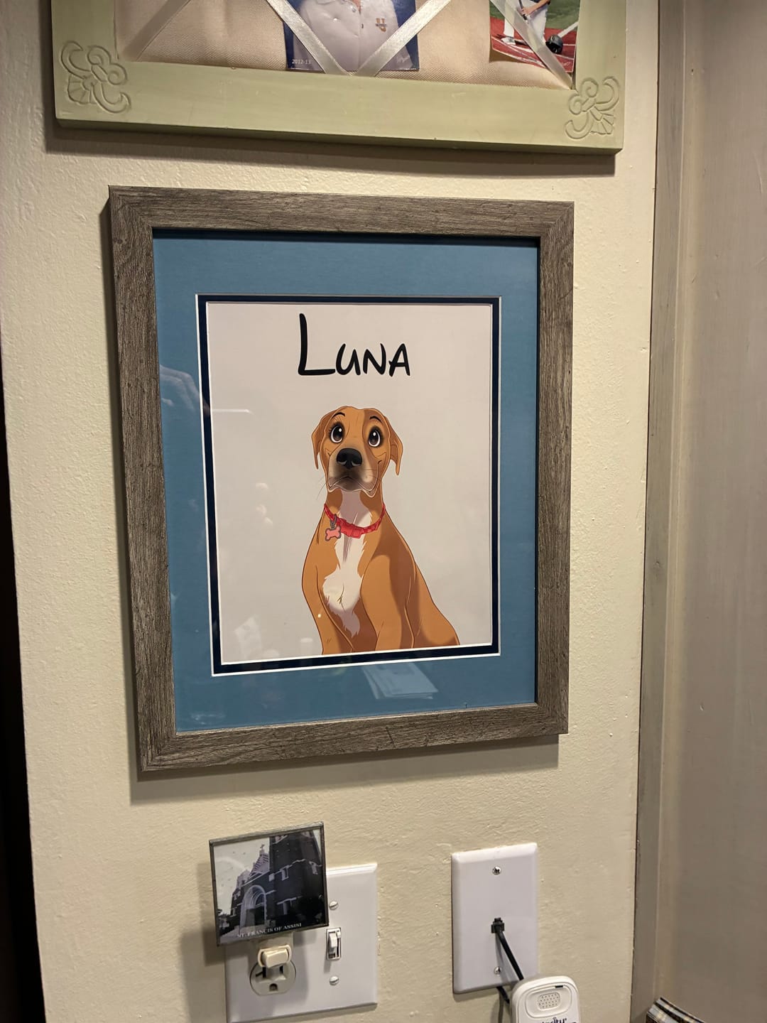 Customer photo review of Disneyfy Pet Cartoon Hand Drawn Portrait