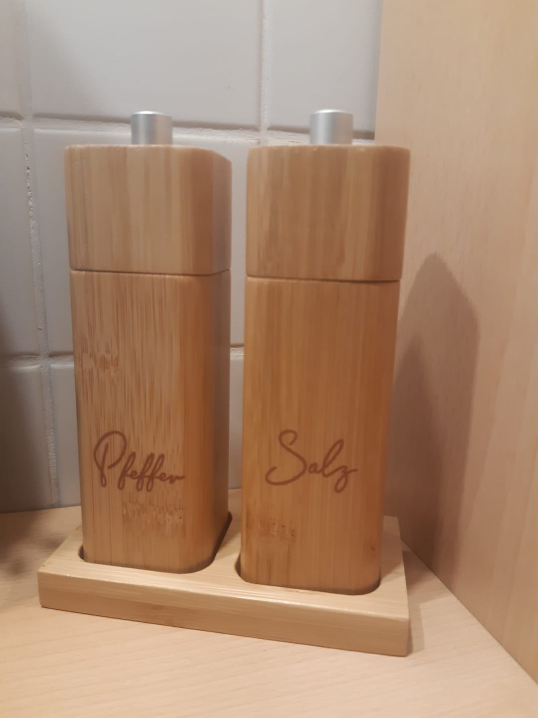 Customer photo review of Salz- und Pfeffermühlen Set