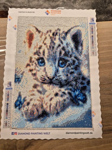 Kundenbewertung mit Foto zu Baby-Leopard mit blauen Augen