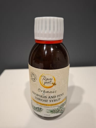 Customer photo review of Organic Propolis and Pine Throat Syrup