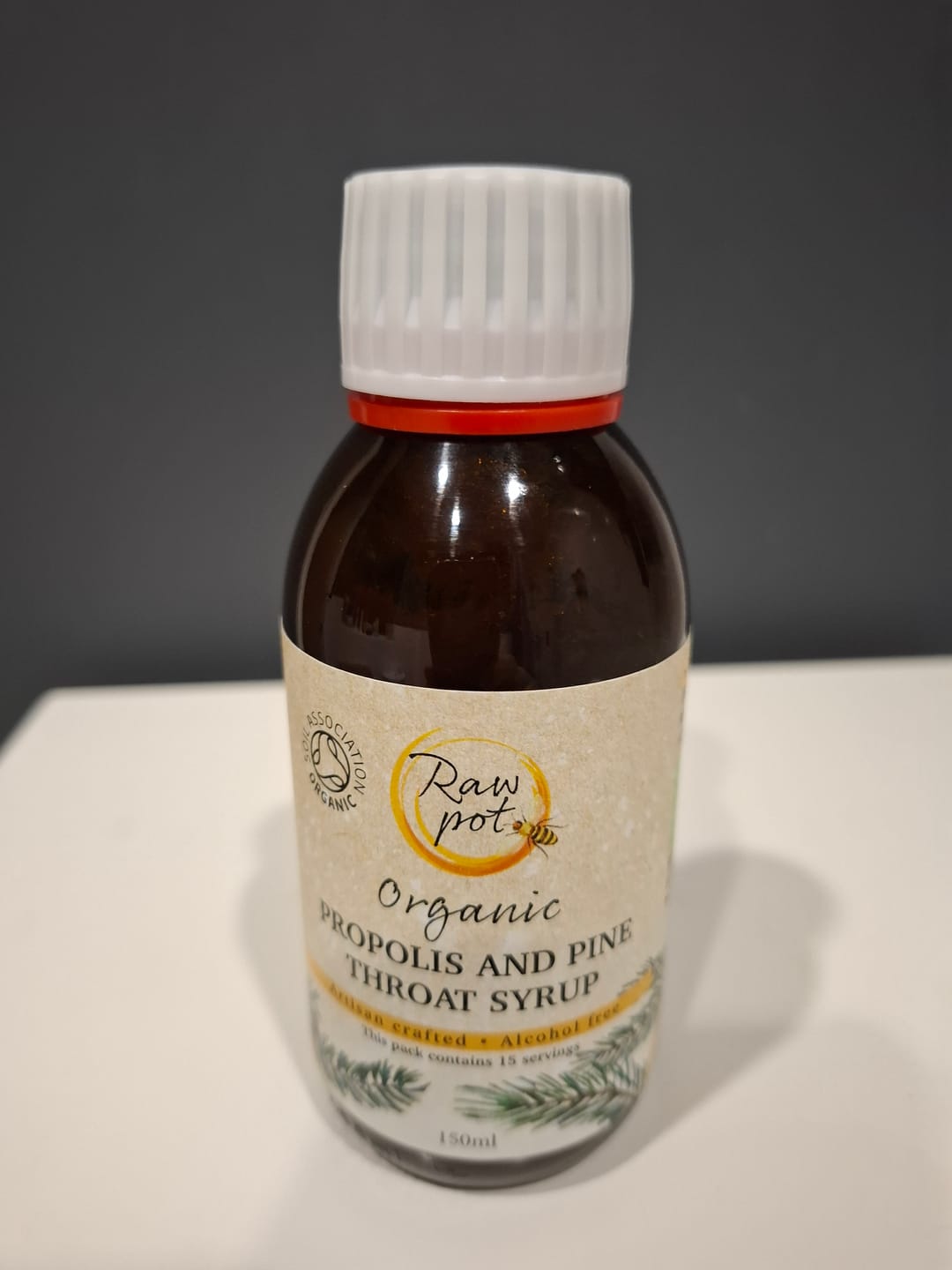 Customer photo review of Organic Propolis and Pine Throat Syrup