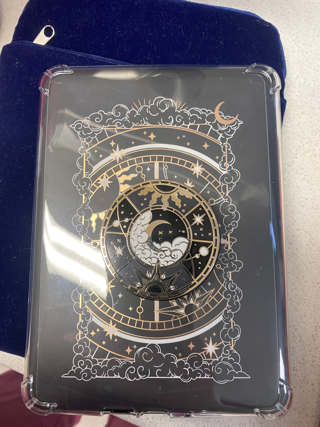 Customer photo review of Otherworldly Black - Kindle Sticker Insert