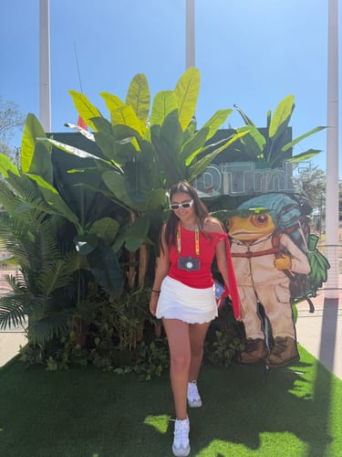 Customer photo review of TOP EMMA ROJO