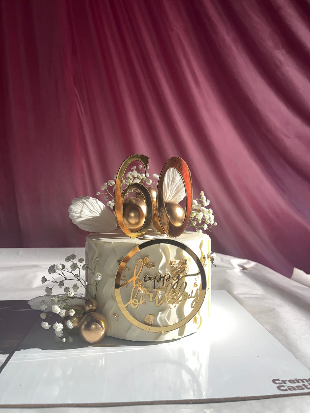 Customer photo review of Customized Flower Cake