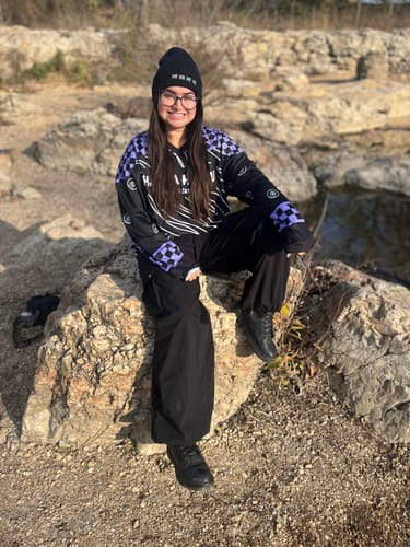 Customer photo review of Ha Ha He Hu Hockey Jersey