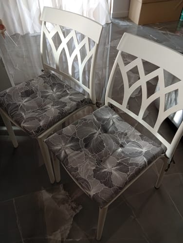 Customer photo review of Cuscini Coprisedia 4 punti 80% cotone 40x40 Dalila set 6 pz Morbidone