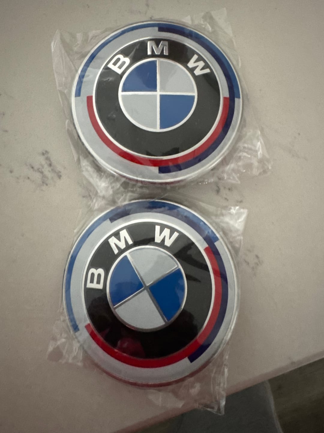 Customer photo review of BMW 50TH ANNIVERSARY EMBLEM BADGE