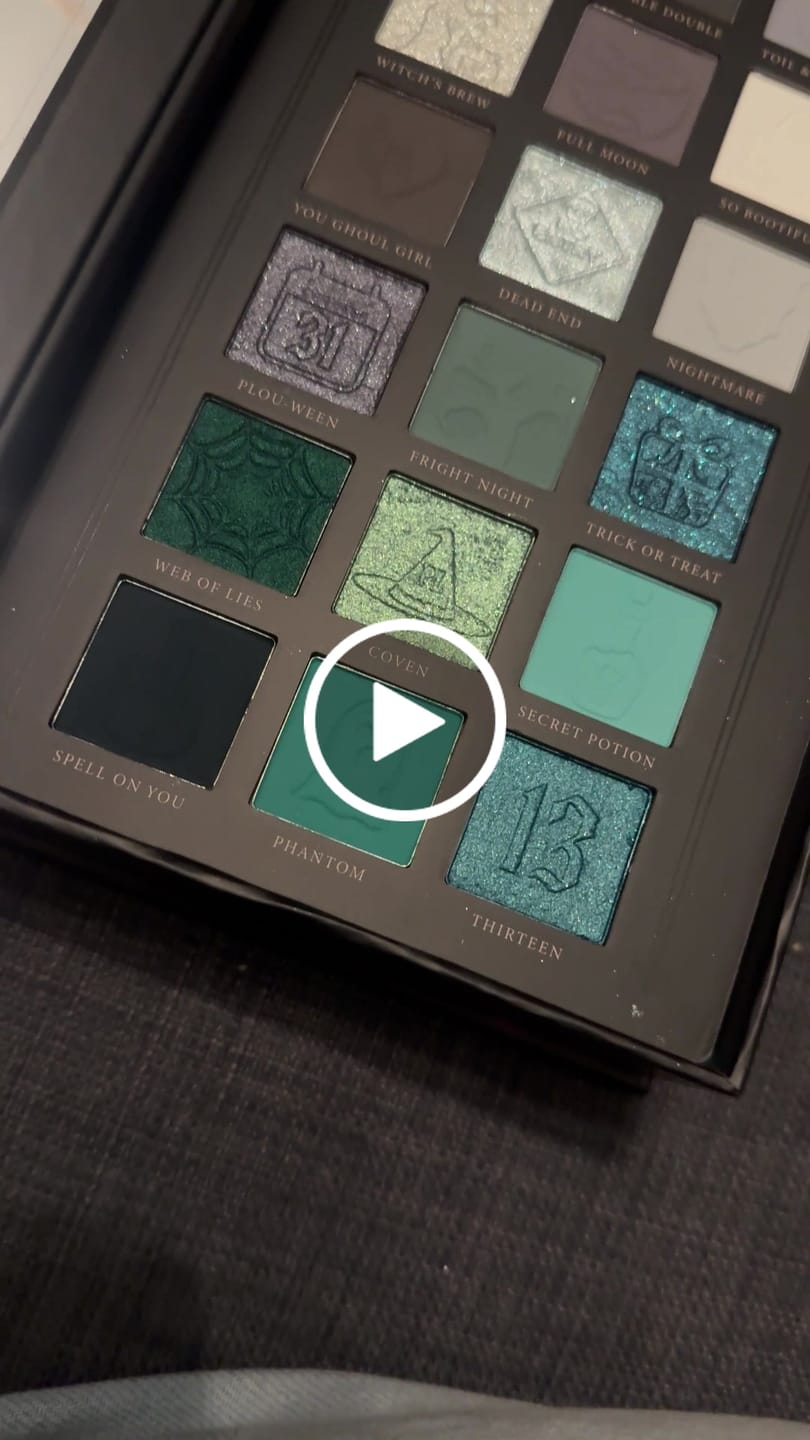 Customer video review of P. Louise A Droplet Of Magic Halloween Eyeshadow Palette