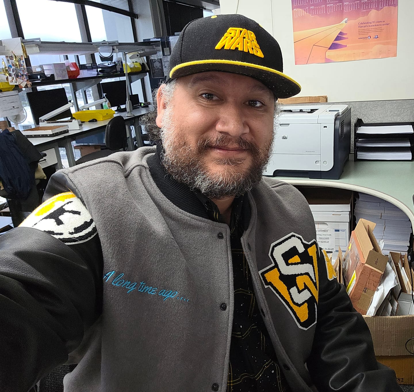 Customer photo review of Star Wars™ "A Long Time Ago...." – Limited-Edition Varsity Jacket