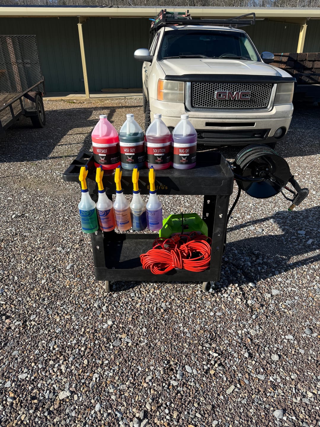 Customer photo review of Bug Off - Gallon