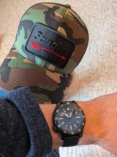 Customer photo review of SANGIN Team Trucker Hat