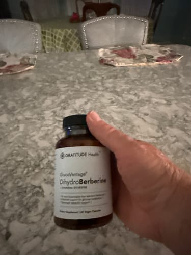 Customer photo review of GlucoVantage® DihydroBerberine + Gymnema Sylvestre