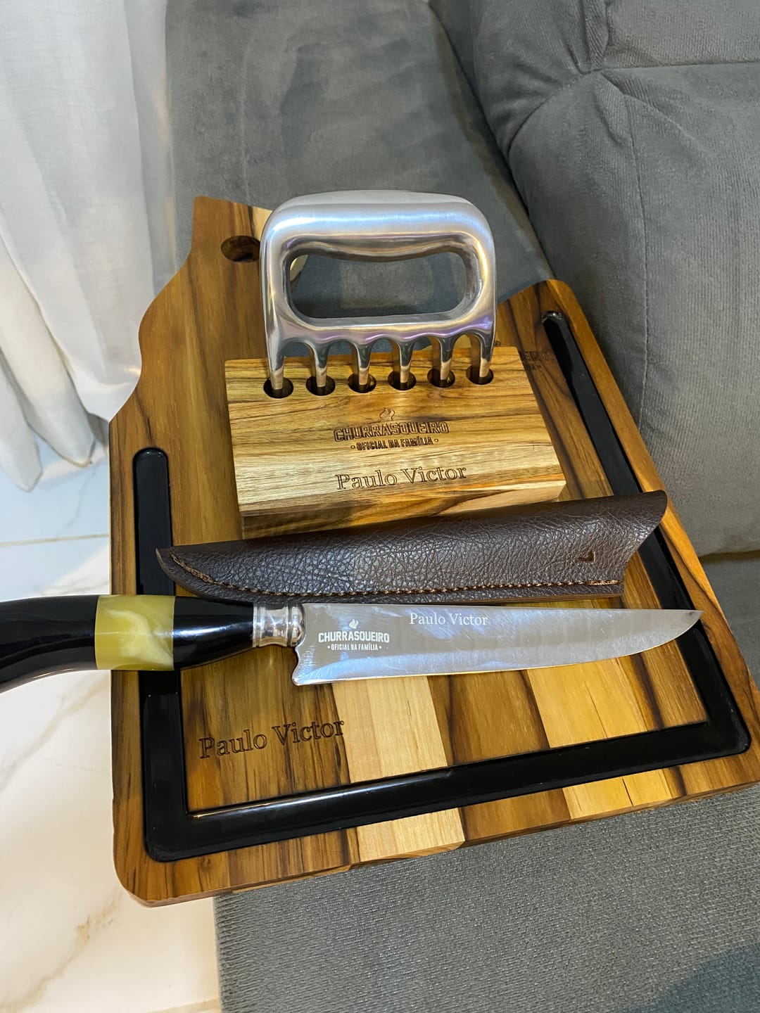Customer photo review of Kit Churrasco Personalizado Life BBQ Supreme