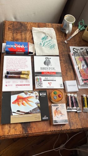 Customer photo review of Illustrative Gouache Basic Box