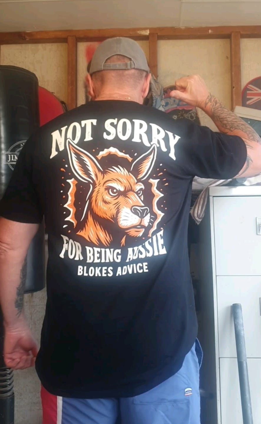 Customer photo review of Not Sorry Tee - Black