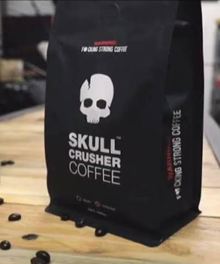 Customer photo review of Skull Crusher Coffee - Infused