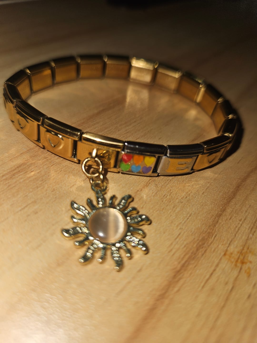 Customer photo review of Charm Letra E