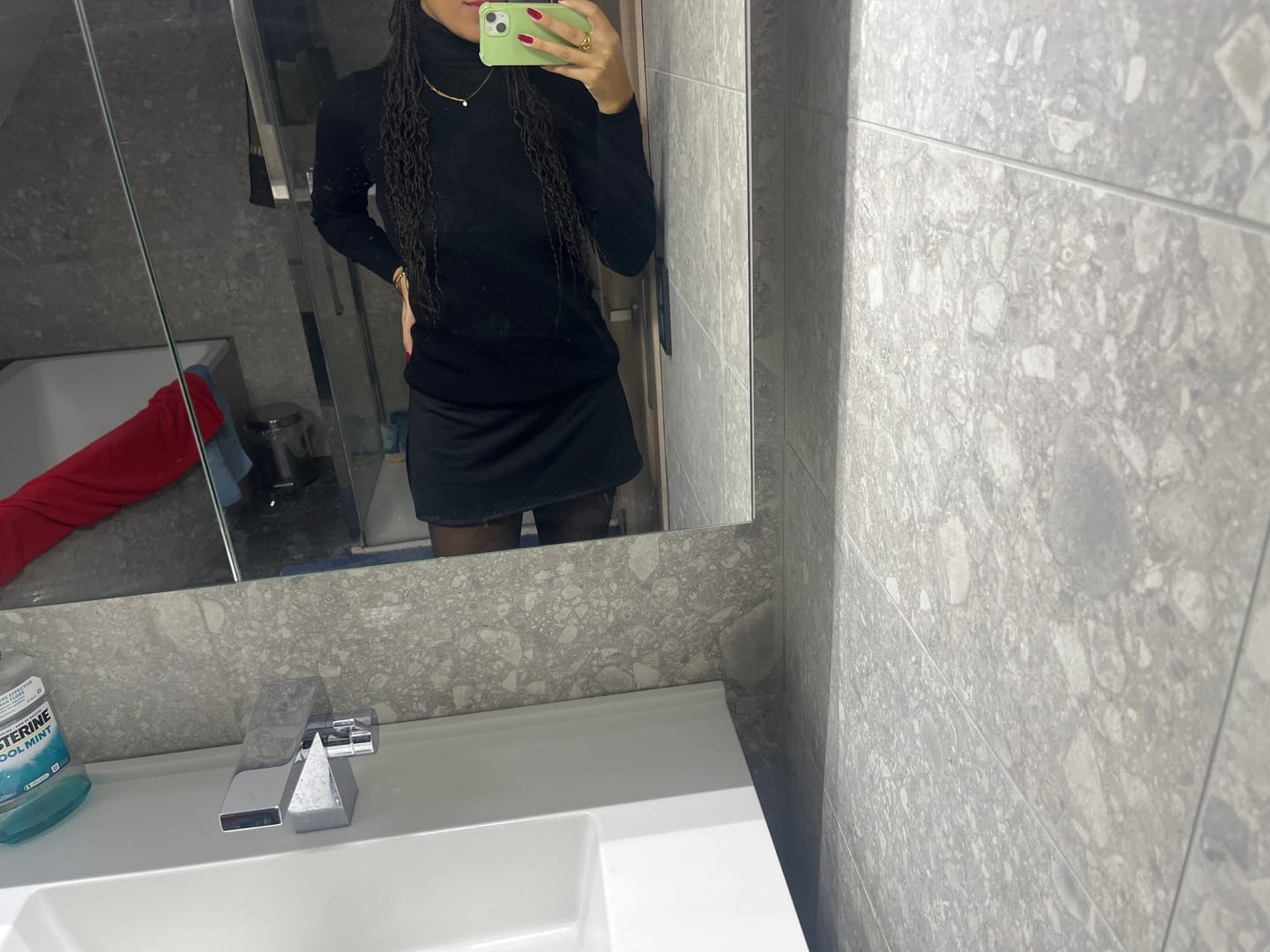 Customer photo review of Micro Skort - Cacao