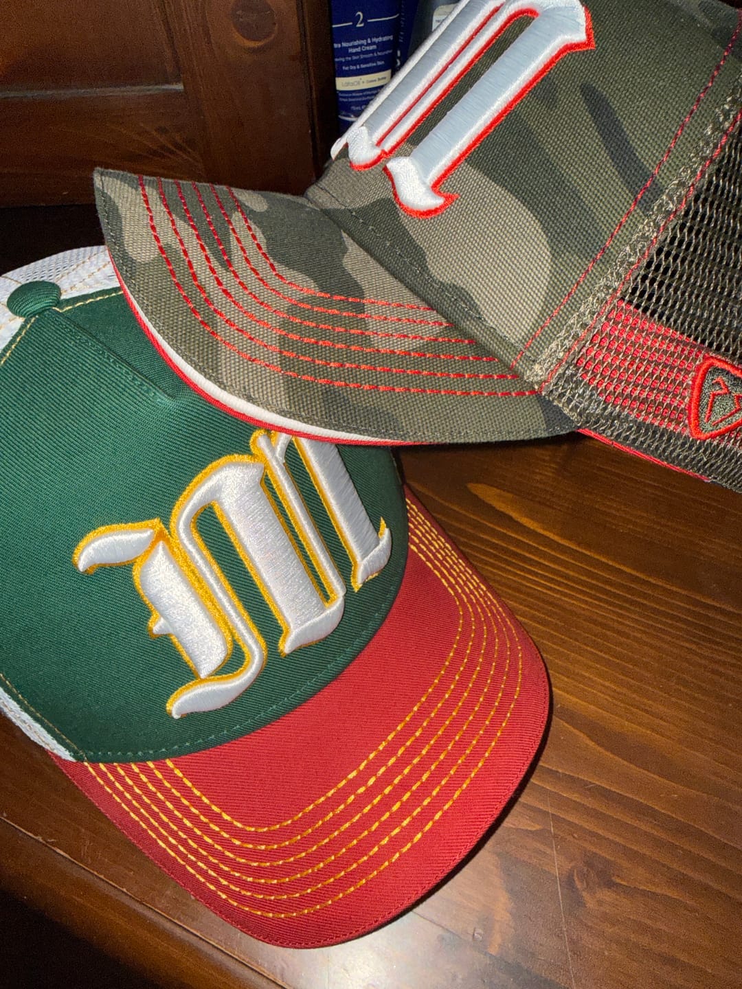 Customer photo review of Trucker Hat - Name Collection - Custom Made - Yeşil
