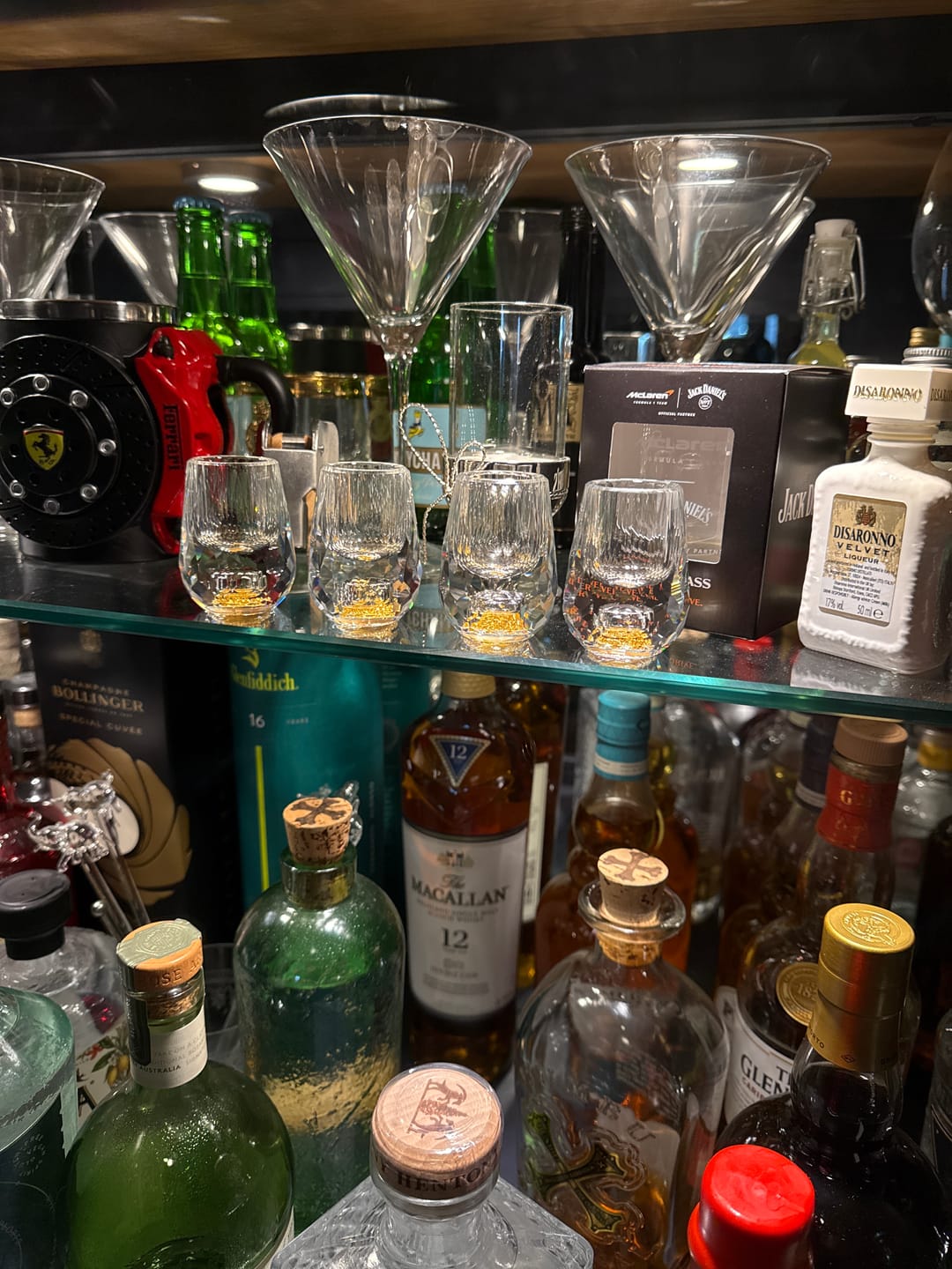 Customer photo review of Kin – Japanese Gold Foil Glass (1+1 Free)