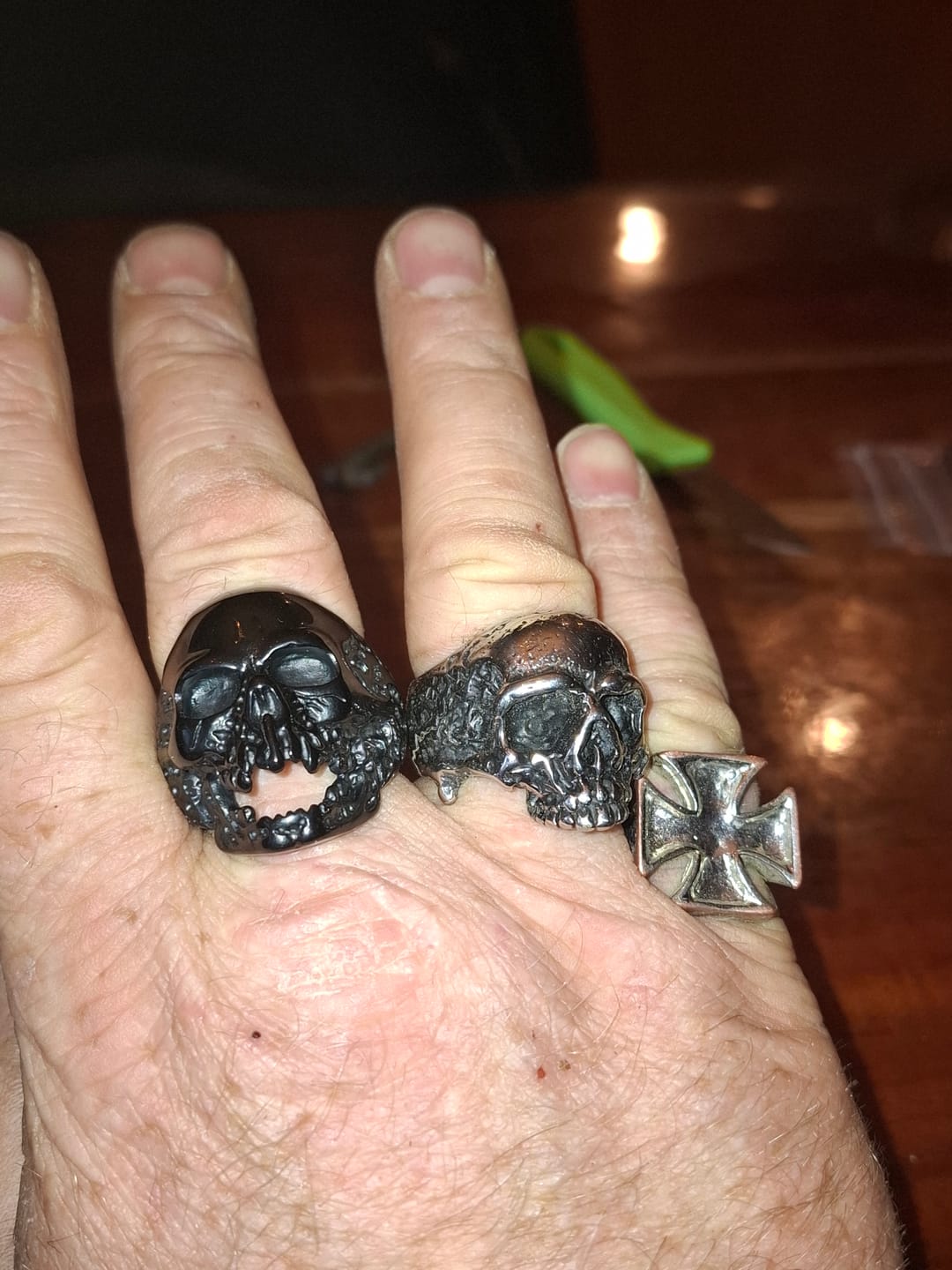 Customer photo review of ANCIENT SKULL.