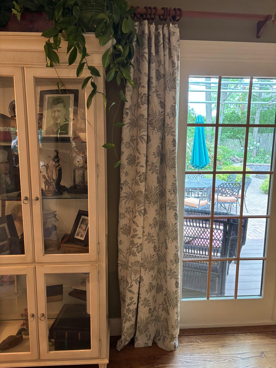 Customer photo review of Vintage Botanical Vine & Multi-Floral Curtains