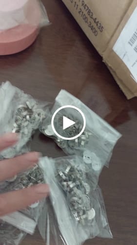 Customer video review of BOTAO IMA 14.5MM NIQUELADO 10 PEÇAS