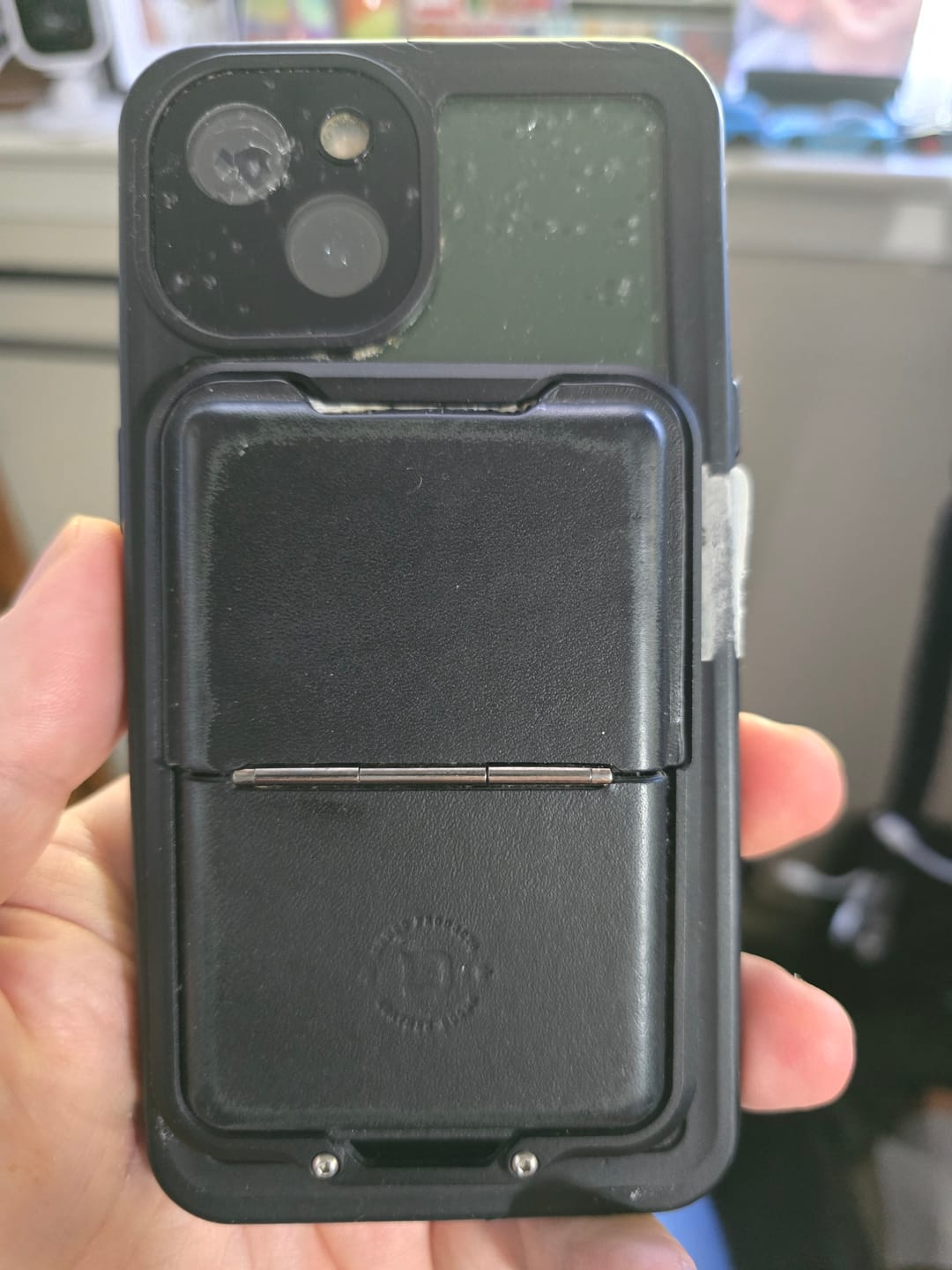 Customer photo review of MAGSAFE WALLET