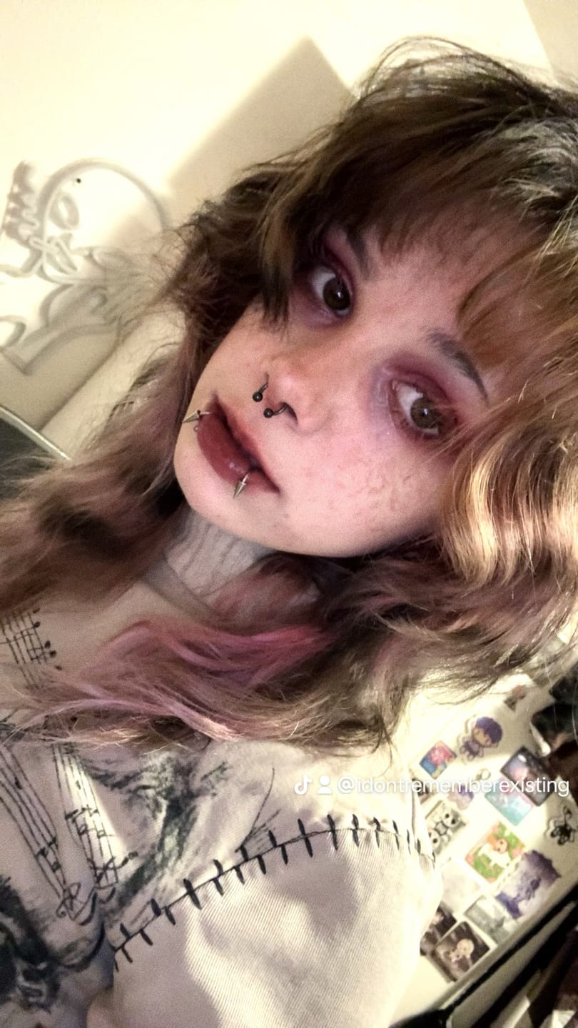 Customer photo review of Shellwe Makeup x Freya86 Punk Bunny Lip gloss Moth Flame 蛾焰红