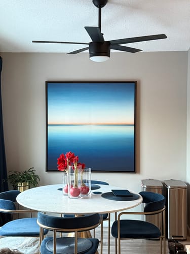 Customer photo review of Indigo Passage Canvas Art