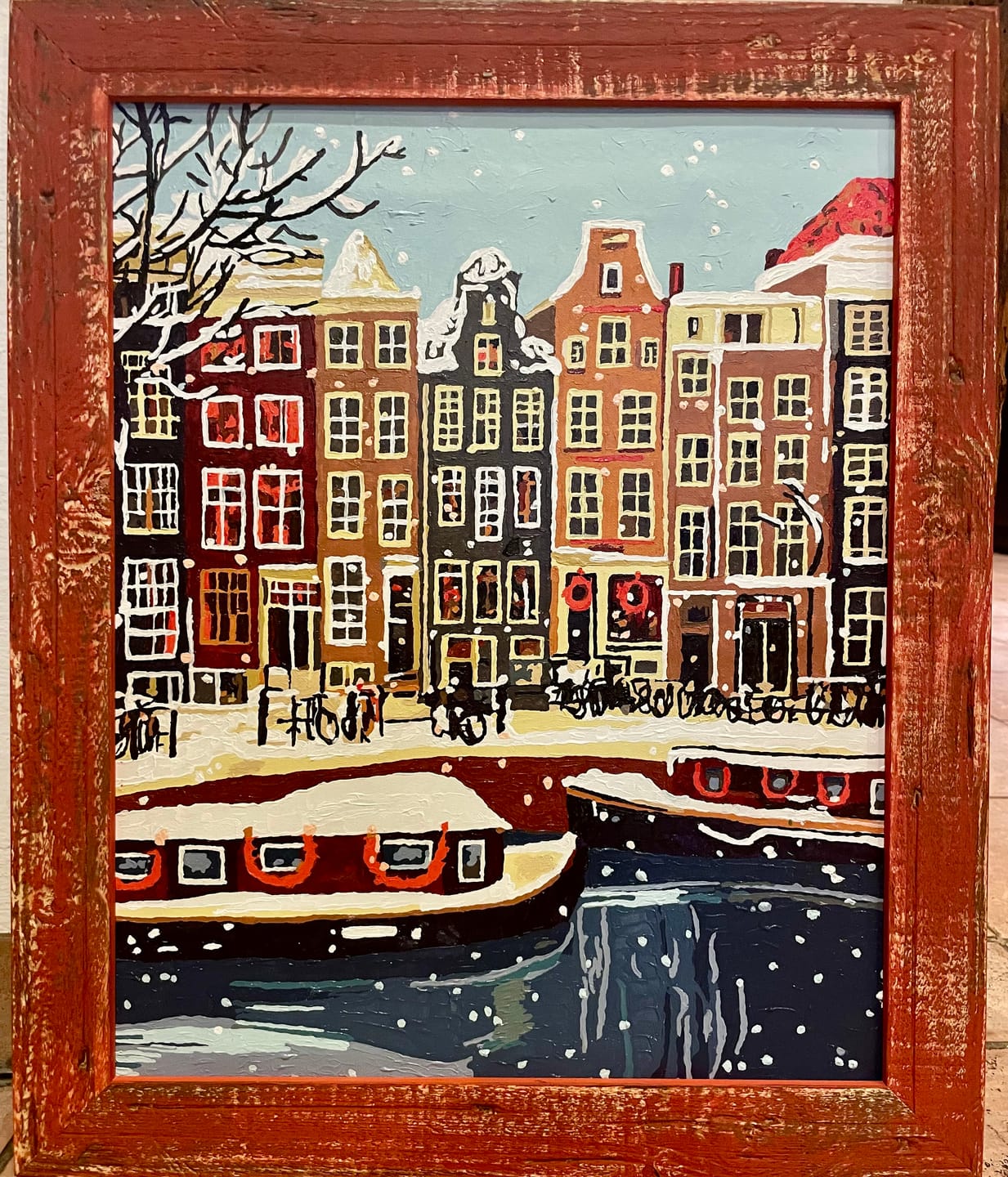 Customer photo review of Malen nach Zahlen -  Weihnachten in Amsterdam
