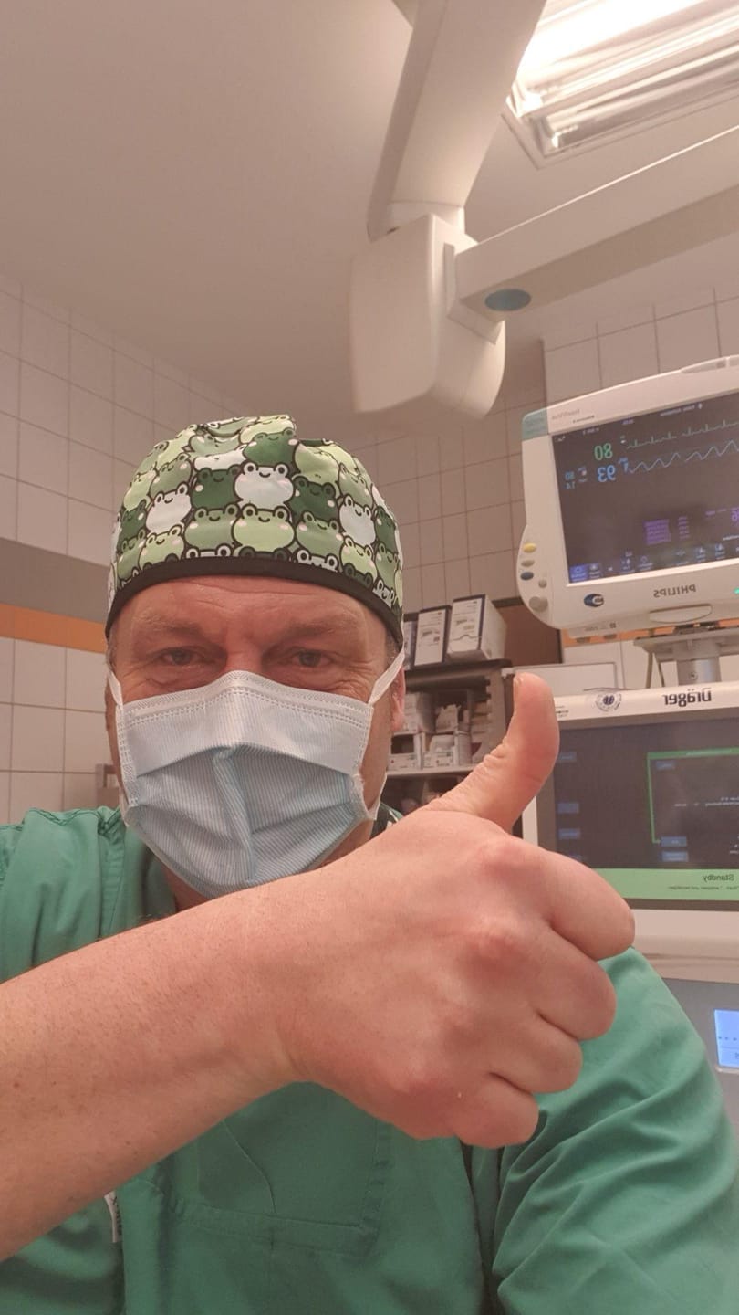 Customer photo review of OP Haube Frösche - Slim