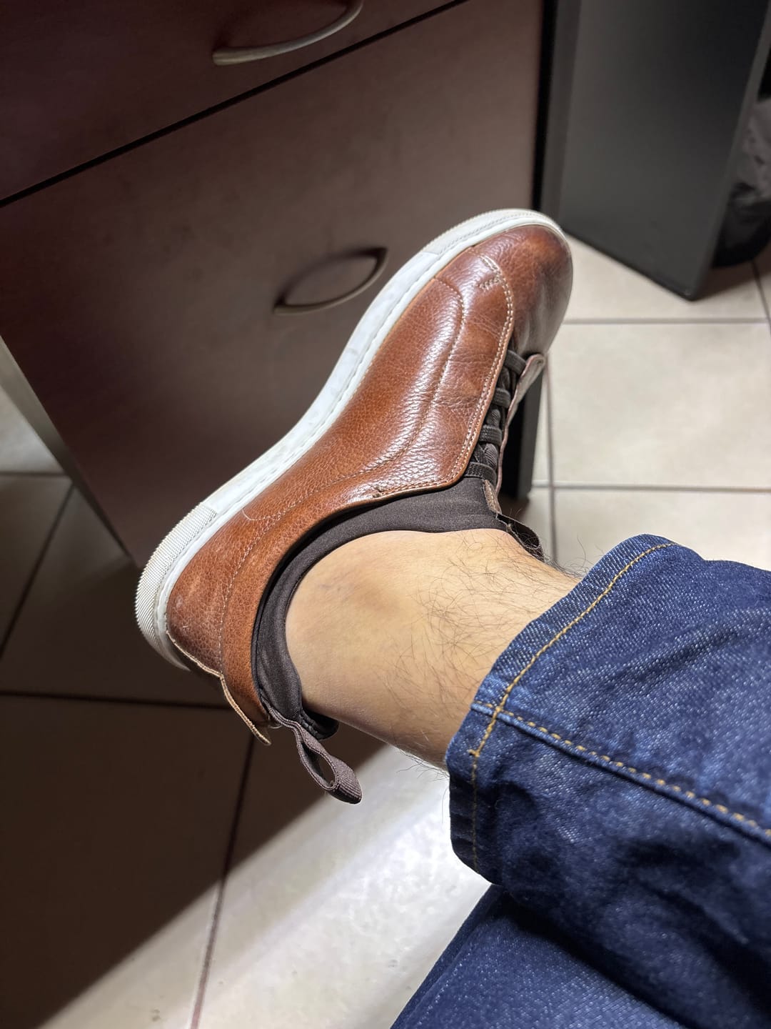 Customer photo review of SNEAKER SLIP ON PIEL MIEL